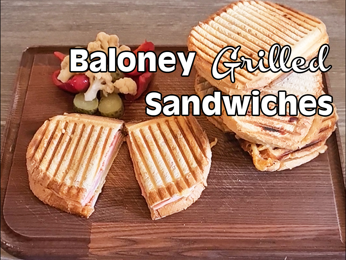 Making the Most of a Full Freezer (Recipe 3): Baloney Grilled Sandwiches