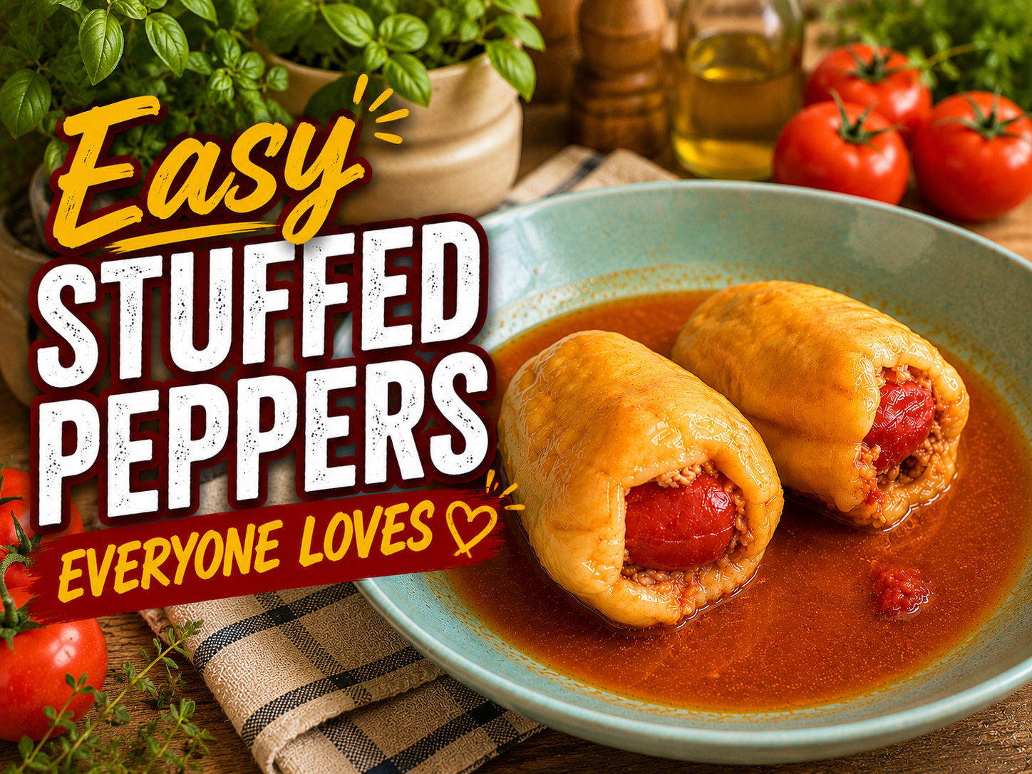 Easy Stuffed Peppers Everyone Loves