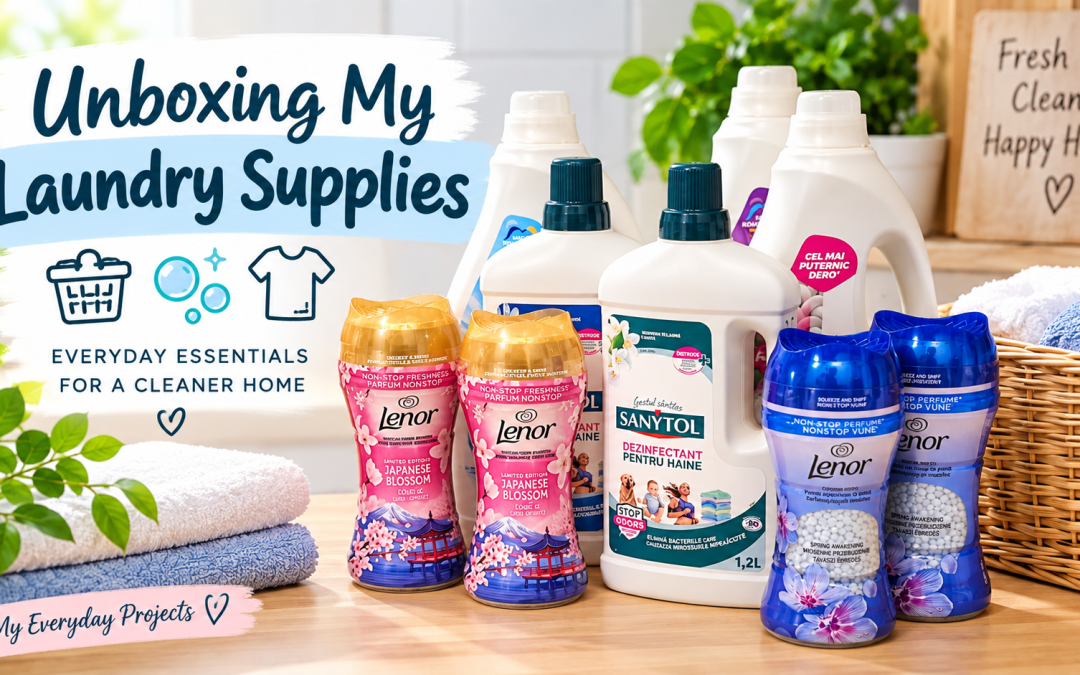 Unboxing My Laundry Supplies